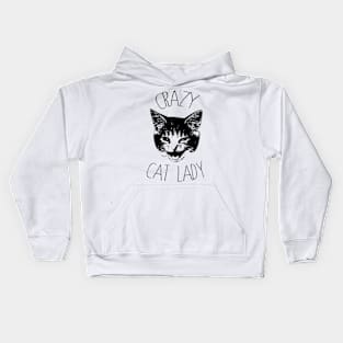 Crazy Cat Lady Kids Hoodie